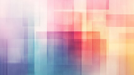Wall Mural - abstract geometric shapes of various colors create artistic visual effect