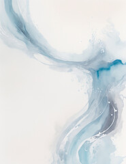 Wall Mural - abstract blue background - abstract light blue waves background - generative ai
