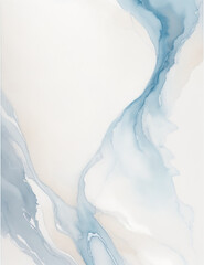 Wall Mural - blue watercolor background - abstract light blue waves background - generative ai