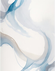 Wall Mural - abstract blue background with waves - abstract light blue waves background - Generative AI
