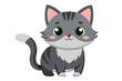 © shopone - kawaii cute cat cartoon characters vector isolated illustration