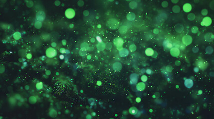 Fototapete - Enchanting green glow moss texture for nature-themed designs