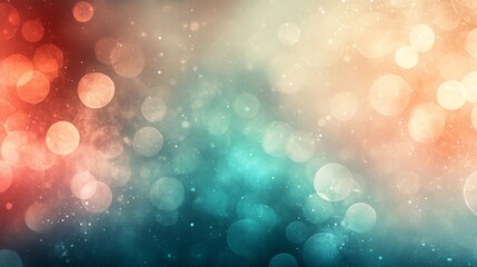 Wall Mural - an abstract image showing overlapping bokeh and color gradients
