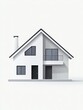 © Johannes - Home Concept. Information Medium on Grey Gradient Background. Vector.