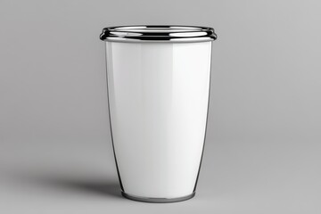 Aufkleber - A simple, clean yoghurt cup design with a sleek modern label