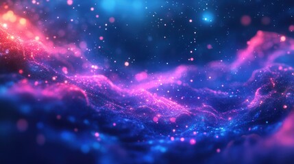Abstract digital nebula swirling colors. Possible stock photo use