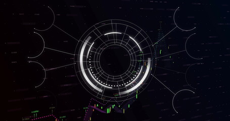 Image of scope scanning over diagrams and data processing