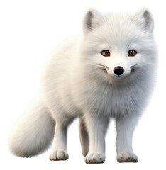 Wall Mural - png arctic fox wildlife mammal animal.
