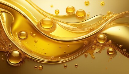 Canvas Print - abstract background with gold