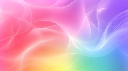 Wall Mural - a colorful abstract image of blended soft flowing gradients