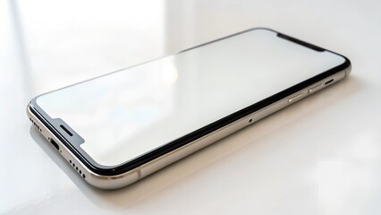 Smartphone on White Surface