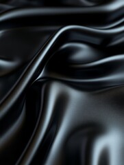 Wall Mural - abstract background with black smooth texture with matte light. abstract black texture in fluid styl