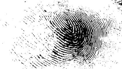 Wall Mural - abstract fingerprint design with a grunge texture, vector white and black fingerprint texture. black