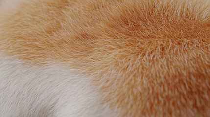 vibrant orange fur texture of a fox showcasing its rich coloration and detail in natural light