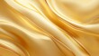 © Rauf - Abstract gold gradient background with soft wavy silk texture in a minimalistic 3D vector design.