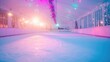 © djatinako - Enchanted Ice Rink: Pink & Purple Winter Wonderland