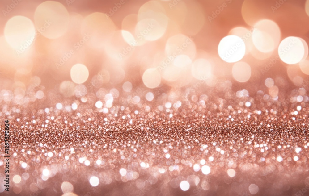 rose gold bokeh glitter background with sparkle backdrop texture design ...