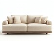 © MarkVincent - 3D render of a beige fabric sofa