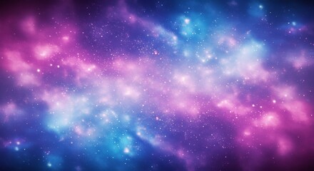 celestial canvas: a breathtaking display of cosmic wonder unfolds with vibrant hues of blue, pink, a