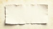 © vattana - A torn piece of off-white paper rests on an aged, textured background, ideal for adding your own message or design.