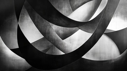 Wall Mural - abstract patterns in contemporary art with dynamic lines