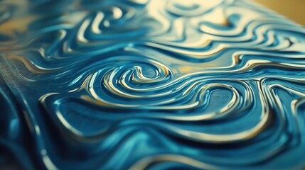 Wall Mural - stylish notebook with dynamic lines on isolated background