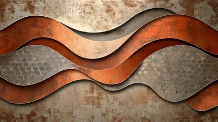 Wall Mural - vintage patterns with vibrant colors on light background