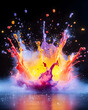 © DEWI - Colorful paint splash explosion (1)