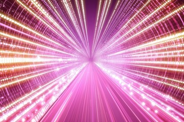 Wall Mural - abstract light burst with vibrant colors and dynamic energy effects