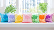 © DEWI - Colorful pillows on windowsill
