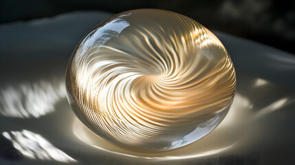 of light bending through a thin soap film, creating mesmerizing optical illusions