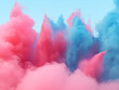 © ell - Colorful smoke explosion at outdoor event festival atmosphere vibrant visuals artistic perspective