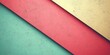 © free - Three textured colorful surfaces layered diagonally create an abstract composition