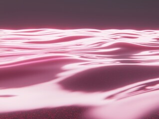 Wall Mural - soft futuristic neon pulses forming an abstract wave-like energy field, creating a sleek minimalist 