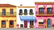 © MikhailAiman - Colorful Towns with Local Eateries and Seasonal Themes