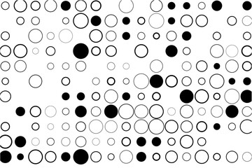 Fototapete - Abstract grid with random gaps and black fills
