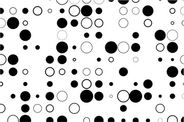 Fototapete - Abstract grid with random gaps and black fills