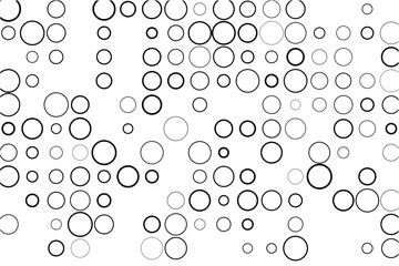 Fototapete - Minimalist design with intermittent missing circles pattern