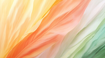 Wall Mural - Colorful fabric abstract design showcasing flowing textures and soft hues in pastel shades. Generative AI