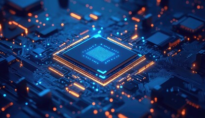 Aufkleber - Advanced CPU on Circuit Board