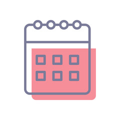 Wall Mural - calendar Vector icon