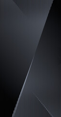 Wall Mural - 4k dark grey black white vertical dynamic background. business luxury striped men banner. deep gradi