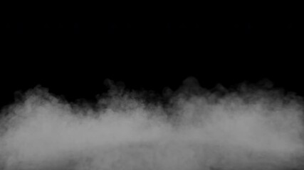 Wall Mural - Realistic dry ice smoke clouds fog overlay perfect for compositing into your shots. Simply drop it in and change its blending mode to screen or add. 3d Illustration