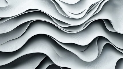 Wall Mural - abstract business concept featuring a clean white background with futuristic 3d elements.