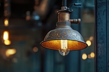 Wall Mural - a bright light shining down on the dark background, perfect for highlighting or emphasizing in your 