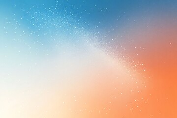 orange blue white grainy gradient background, abstract noise texture pastel light banner, poster hea