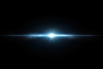 Wall Mural - smooth wave light flare phenomenon explosion outdoors.