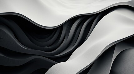 Wall Mural - white abstract background with smooth glass-like textures and modern lighting, perfect for business.