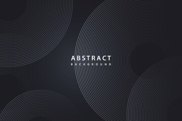 Wall Mural - simple vector circle pattern. black abstract background. elegant design concept eps10