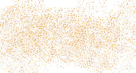 Wall Mural - gold dust particles on transparent background